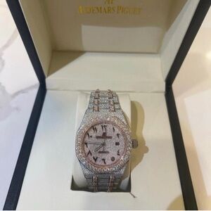 Audemars Piguet Two Tone Moissanite Watch
